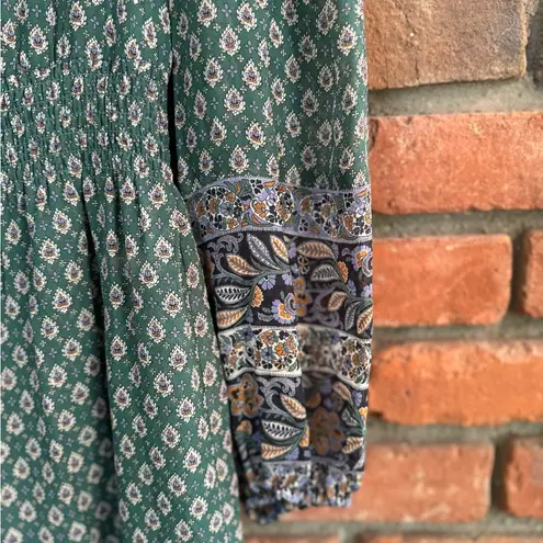 Veronica Beard NWT Destiny Printed Smocked Mini Dress in Seaglass Size 0 (XS)