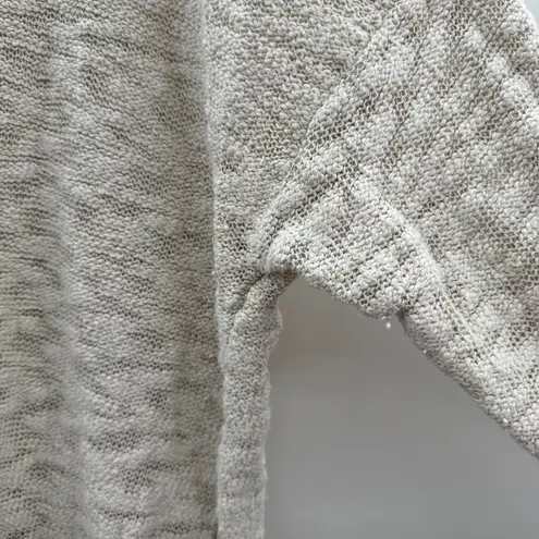 Torrid Off White Gray Long Sleeve V Neck Knit Pullover Sweater Sz 2X