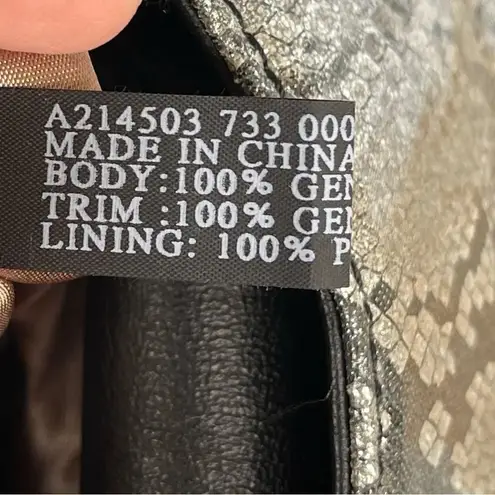 Malini Murjani Exotic snake tote Gray