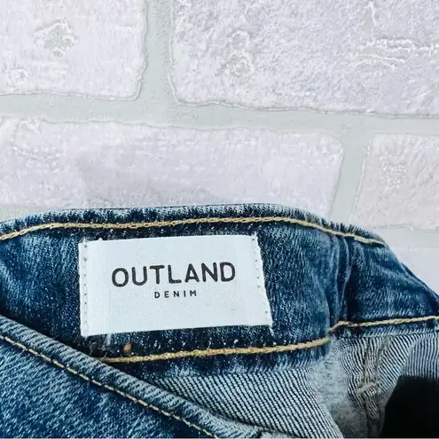 Outland Denim NWT High Rise Slim Tapered Jeans in Dakota Wash Size 24 Blue