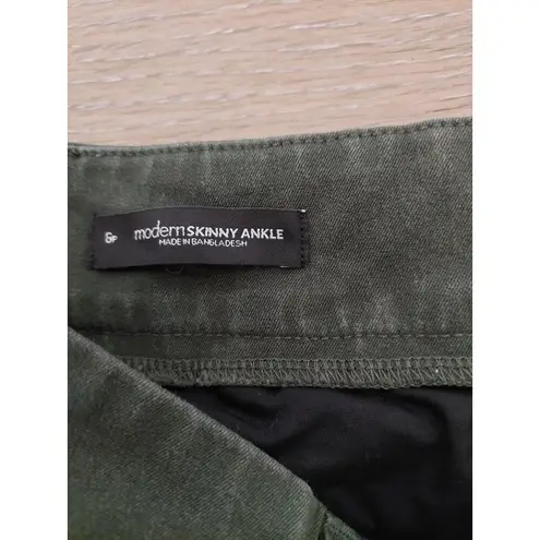 Loft Outlet Petite Modern Skinny Ankle Pants 6P Green