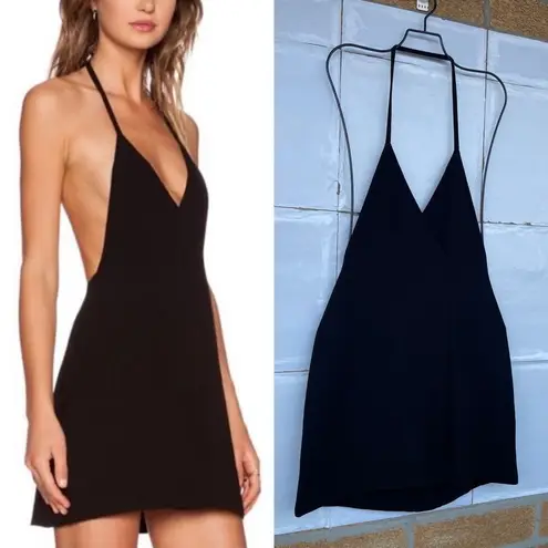 Solace London Michelle Mini Dress in Black size 2