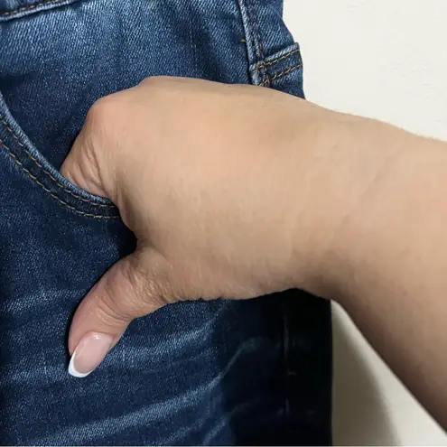 Democracy Dark Wash High Rise Ab Solution Straight Leg Denim Jeans