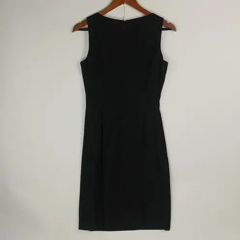 London Times Studio 4 Sleeveless Sheath Dress Funeral Dark Gray/Black