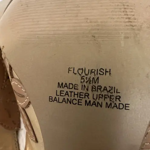 Carlos Santana Sz 5.5 Sling Back Pump Pointy Toehold Floral