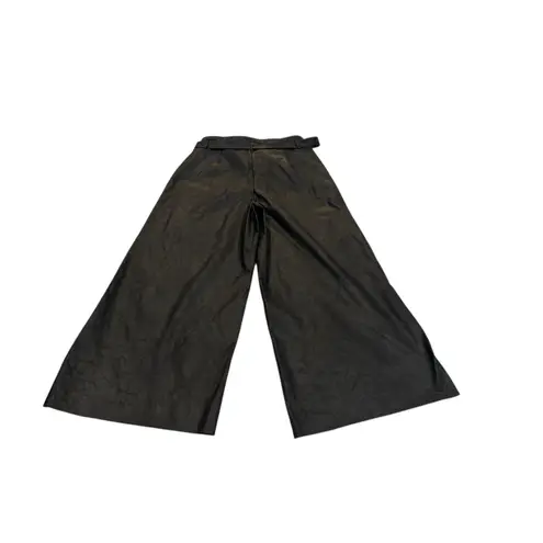 Lysse Wide Leg Crop Pants Black Size Small NEW