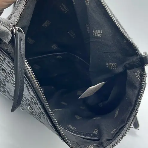 Coco + Carmen studded vegan leather crossbody bag edgy wool embroidered studded