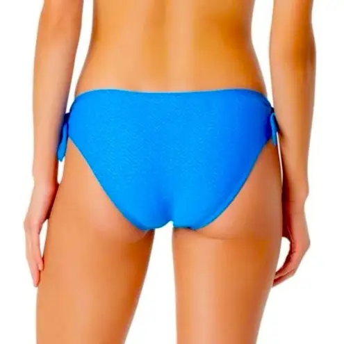 NWOT Sugar Beach Cobalt Blue Glitter Chevron Swim Bikini Set Sz Medium