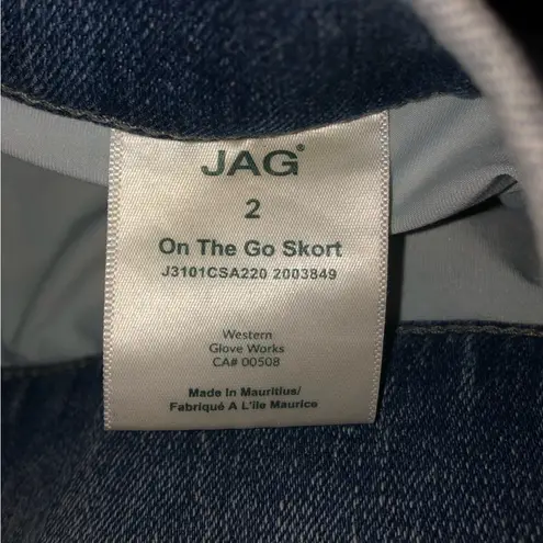 Jag jeans Jag On the go blue jean Mini Pencil Skirt Casual size 2
