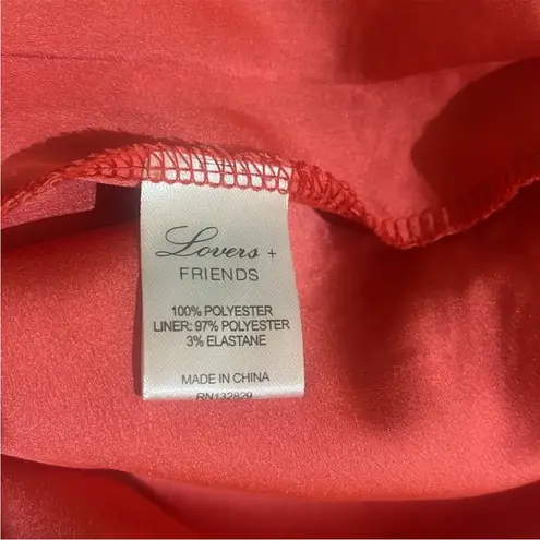 Lovers + Friends  | REVOLVE Mon Amour Mini Dress | Red Lace  Cocktail Wedding | S