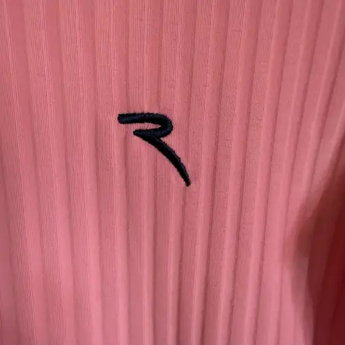 Chervò Italy Ribbed Pink Long Sleeve Golf Polo – Size 42 (EU 38) Size M