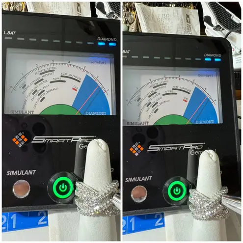 14KT White Gold Channel & Row Set Cocktail Diamond Ring Size 7