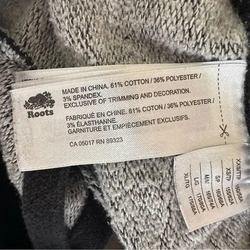 Roots Joggers Sweatpants Charcoal Gray Women’s Size XS Slim