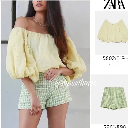 ZARA  JACQUARD TOP 5802/015