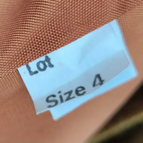 Vintage J. Hilary Wool Coat Womens 4 Belted Camel Brown Long Trench Made in USA