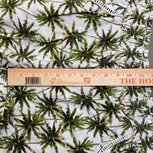 Briggs New York BRIGGS Women’s Palm Tree Tropical Island Linen Blend Shorts Size Medium - Image 10