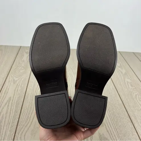 Sun + Stone Women's Tiannaa Platform Booties 7M Russet MC Faux Suede $80 Brown Size 7