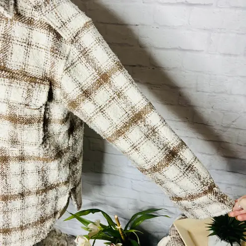 Boutique Toffee Plaid Shacket