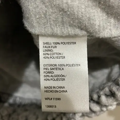 Weatherproof Vintage 1/4 Zip Faux Fur Pullover Sweater