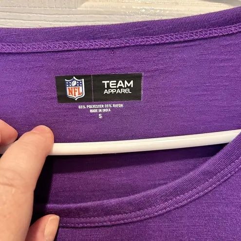 Minnesota Vikings NFL Women's Long Sleeve Shirt Size Small NWT Purple Gold