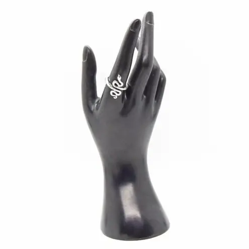 Silver Snake Ring Size 10