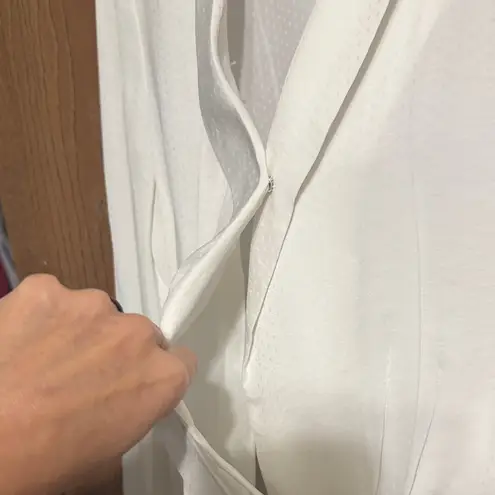 Takara  Cream Wrap Blouse - Image 4