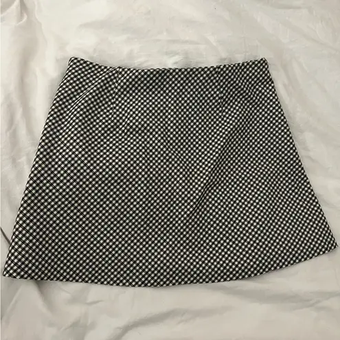Garage  Morgan plaid mini skirt