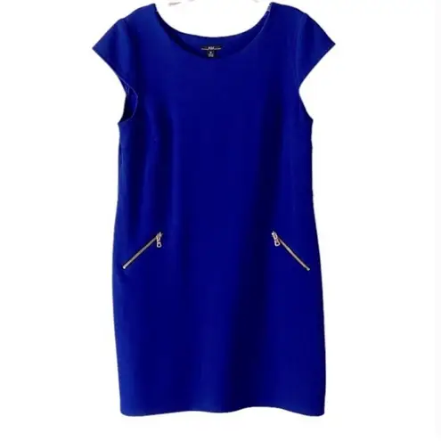 Chetta B Royal Blue Midi Formal Dress