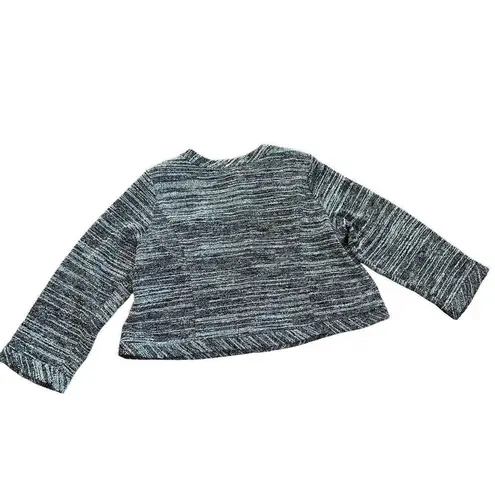 Karl Lagerfeld Paris Button Up Gray Heathered blazer jacket size 1X