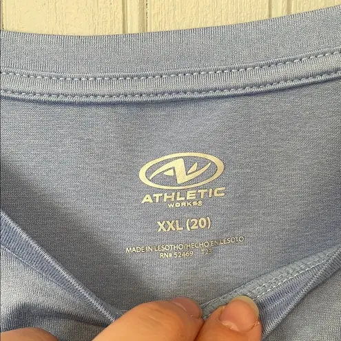 Athletic Works  Light Blue Short Sleeve T-Shirt XXL