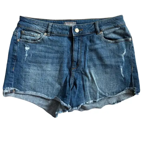 DL1961 Karlie Boyfriend Cutoff Jean Shorts in Bluegrass Size 30