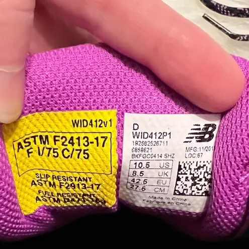 New Balance Industrial 412v1 Alloy Toe Sneakers Woman’s Size 10.5 slip resistant