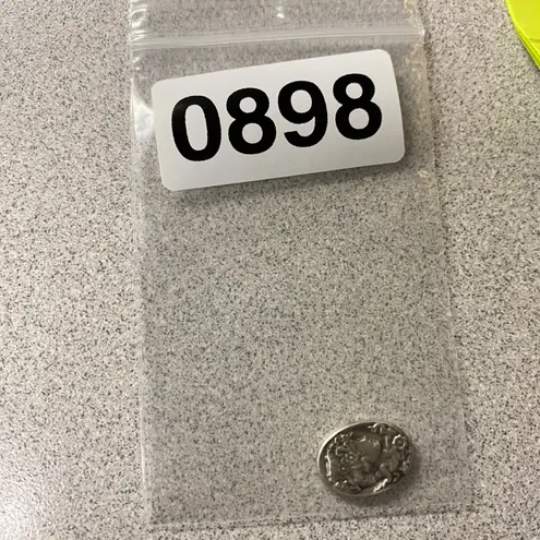 Unique Sterling Silver Oval Charm Pendant Goddess Greek Coin Head Mythology