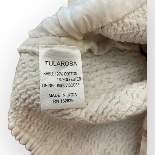 Tularosa  Bailee Revolve Smocked Strapless Tube Crop Top Size S‎