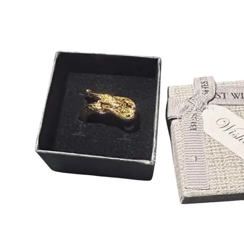 NWT 1pc Bold & Gorgeous Golden Dragon Shaped Ring With Adjustable Open End ***I Gold