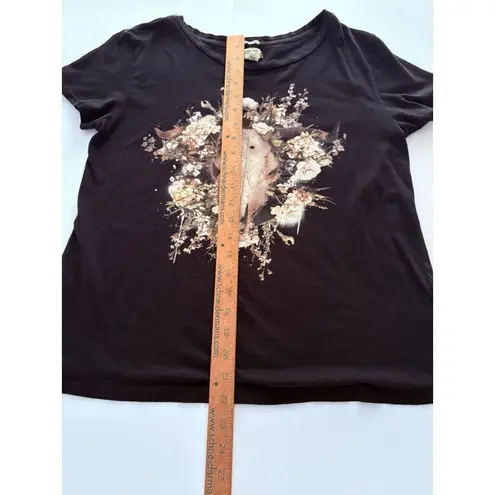 Denim & Supply Ralph Lauren Ralph Lauren Denim & Supply Shirt M Black Cow Skull Western Rodeo Country*