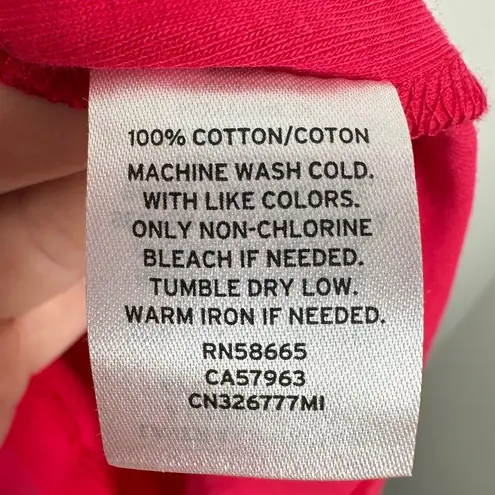 Caslon Nordstrom Women's Vibrant Red Cotton Scoopneck Tank Top Everyday Layering