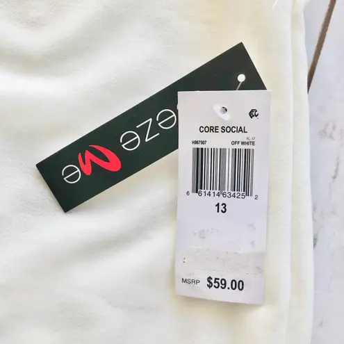 Teeze Me Cocktail Dress Cream Halter Mini Bodycon