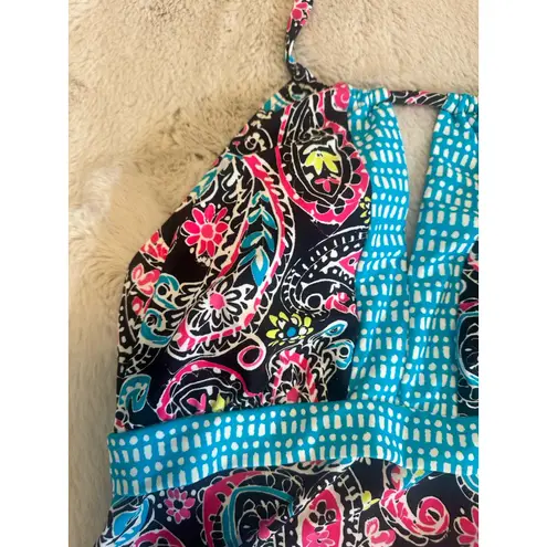 Avenue NWT Ocean Tankini Swim Top Multicolor Size L