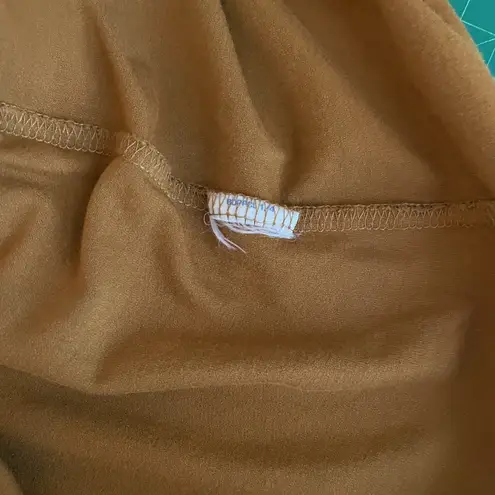 Boden USA Boden Women 8 Tan Brown Oh Deer Print Dress Fit & Flare Jersey 3/4 Sleeve