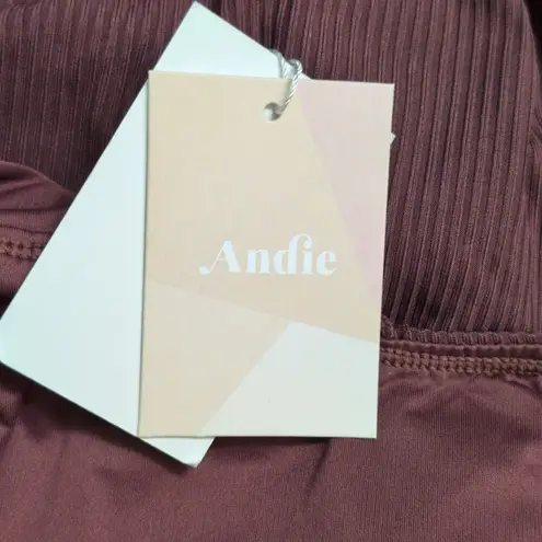 ANDIE Havana Ribbed One Piece Wild Ginger (WIGN) Swimwear Plus Size 1X New