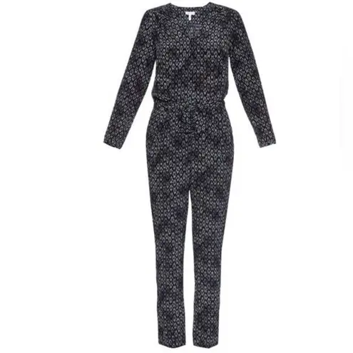 Rebecca Taylor Box Step Silk Jumpsuit
