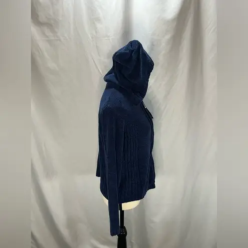 Basix Lifestyle Albuquerque NM Chenille Fuzzy Zip Women’s Hoodie Sweater Size M