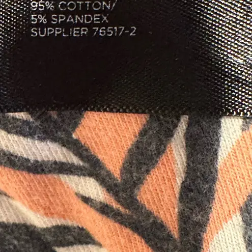 Ambrielle Sleepwear Set Small Navy Tee Tropical Print Ruffle Shorts Lounge Blue