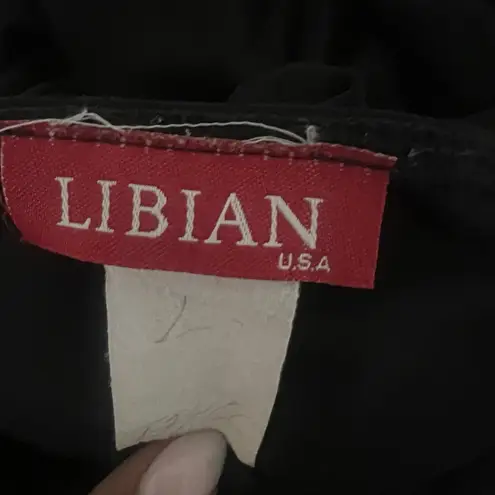 Libian USA Y2K Whimsygoth Sparkly Floral Print Mini Dress Black Size Large Fairy