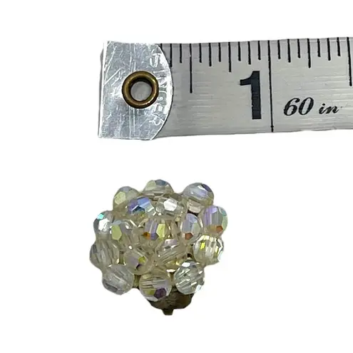 Vintage Signed Italy AB Aurora Borealis Clip On Earrings Multiple