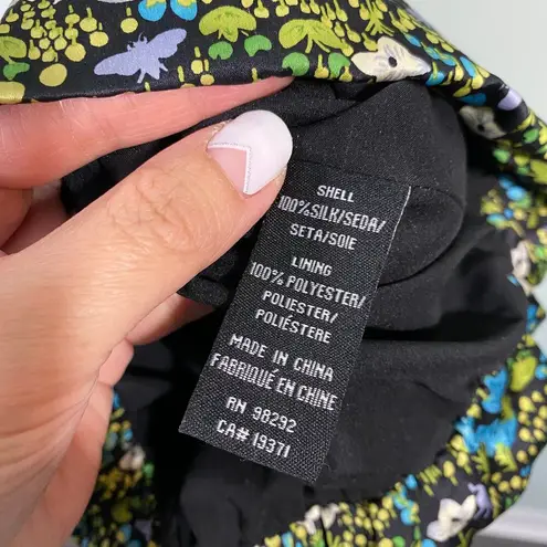 Tibi New York Women's Multicolor Floral Silk Quarter Sleeve Romper