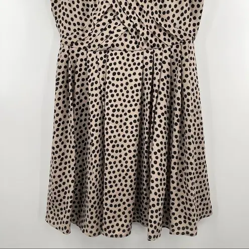 BCBGeneration  Dress Chai Combo Polka Dot Dots Mesh Mini Black & Creme Size 6