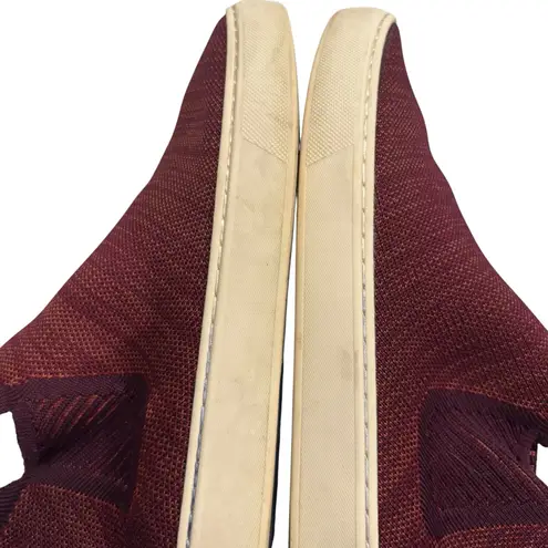 Rothy's Lattice Stitch Chelsea Berry Knit High Sneaker Discontinued, Sz 8