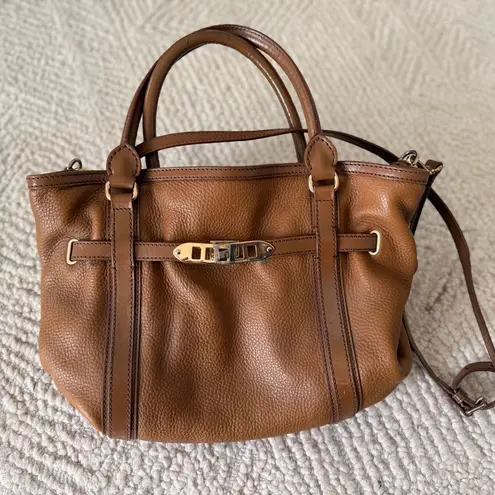 Burberry Beautiful  Brown Leather Tote Bag
